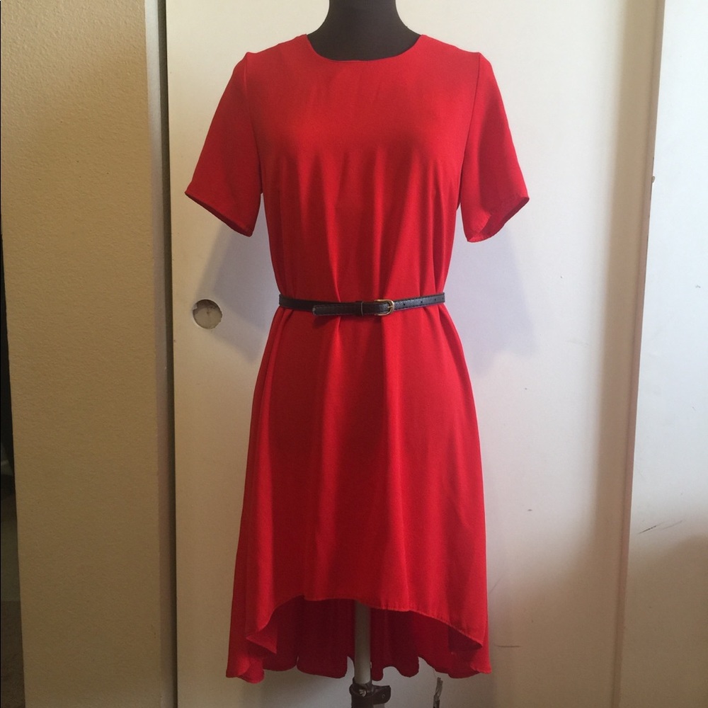 Red dress